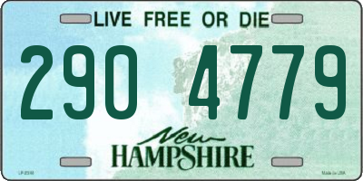 NH license plate 2904779
