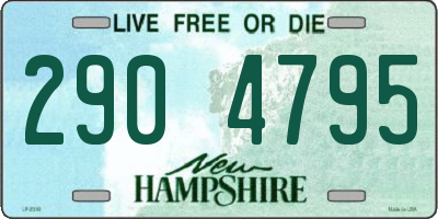 NH license plate 2904795