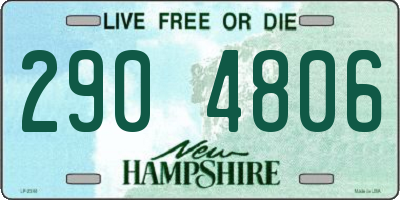 NH license plate 2904806