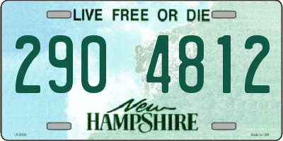 NH license plate 2904812