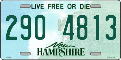 NH license plate 2904813