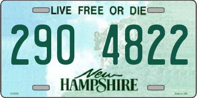 NH license plate 2904822