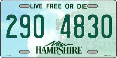 NH license plate 2904830