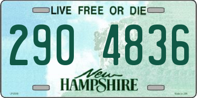 NH license plate 2904836