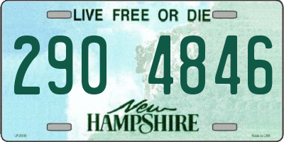 NH license plate 2904846