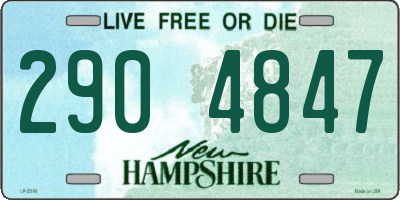 NH license plate 2904847