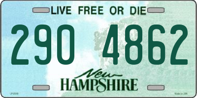 NH license plate 2904862
