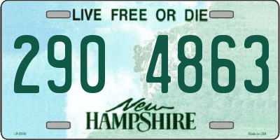 NH license plate 2904863