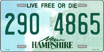 NH license plate 2904865