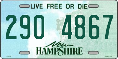NH license plate 2904867