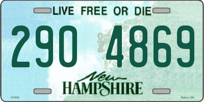 NH license plate 2904869