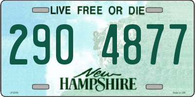 NH license plate 2904877