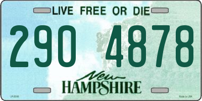 NH license plate 2904878
