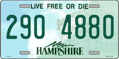 NH license plate 2904880