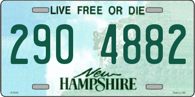 NH license plate 2904882