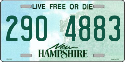 NH license plate 2904883