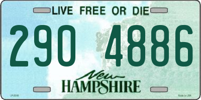 NH license plate 2904886