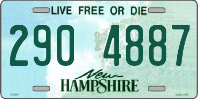NH license plate 2904887