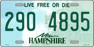 NH license plate 2904895