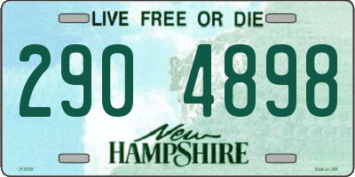 NH license plate 2904898
