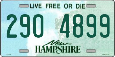 NH license plate 2904899