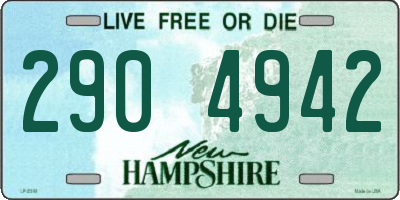 NH license plate 2904942
