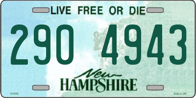 NH license plate 2904943