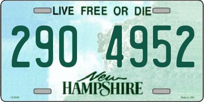 NH license plate 2904952