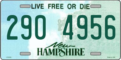 NH license plate 2904956