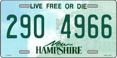 NH license plate 2904966