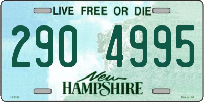 NH license plate 2904995