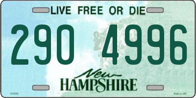 NH license plate 2904996