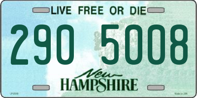 NH license plate 2905008