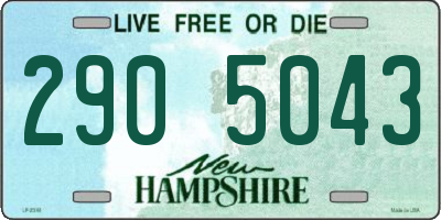 NH license plate 2905043