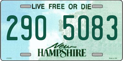 NH license plate 2905083
