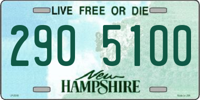 NH license plate 2905100