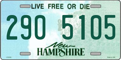 NH license plate 2905105