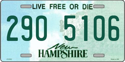 NH license plate 2905106