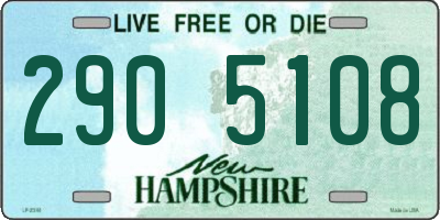 NH license plate 2905108