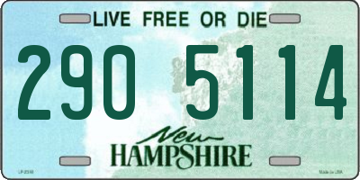 NH license plate 2905114
