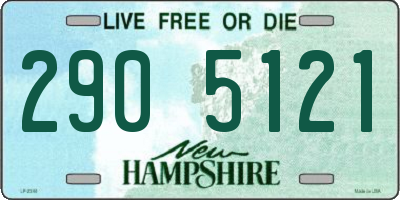 NH license plate 2905121