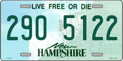 NH license plate 2905122