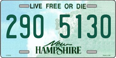 NH license plate 2905130