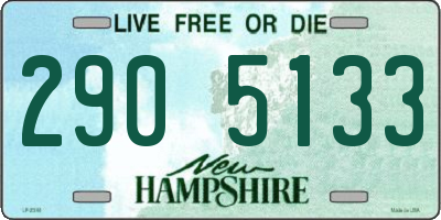NH license plate 2905133