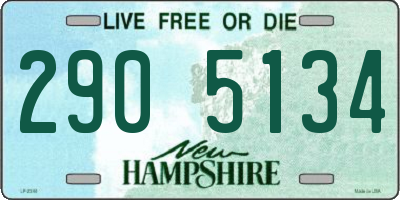 NH license plate 2905134