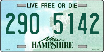 NH license plate 2905142