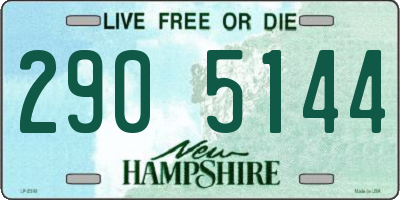 NH license plate 2905144
