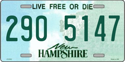 NH license plate 2905147