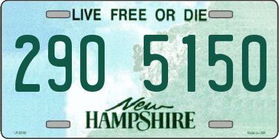 NH license plate 2905150