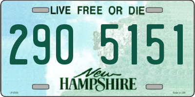 NH license plate 2905151
